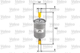 Valeo Φίλτρο Καυσίμου - 587008