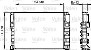 Valeo Ψυγείο, Ψύξη Κινητήρα - 732855