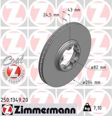Zimmermann Δισκόπλακα - 250.1349.20
