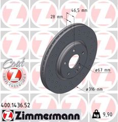 Zimmermann Δισκόπλακα - 400.1436.52
