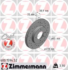 Zimmermann Δισκόπλακα - 600.1594.52
