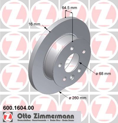 Zimmermann Δισκόπλακα - 600.1604.00