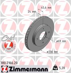 Zimmermann Δισκόπλακα - 380.2166.20