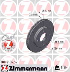 Zimmermann Δισκόπλακα - 380.2166.52