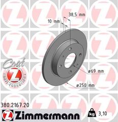 Zimmermann Δισκόπλακα - 380.2167.20