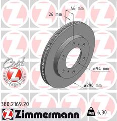 Zimmermann Δισκόπλακα - 380.2169.20