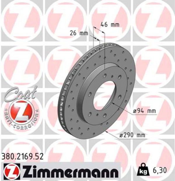 Zimmermann Δισκόπλακα - 380.2169.52