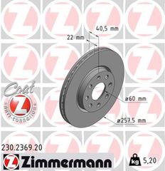 Zimmermann Δισκόπλακα - 230.2369.20