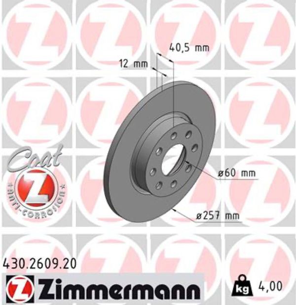 Zimmermann Δισκόπλακα - 430.2609.20