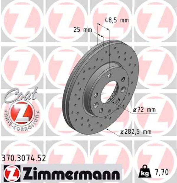 Zimmermann Δισκόπλακα - 370.3074.52