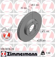 Zimmermann Δισκόπλακα - 370.3076.20