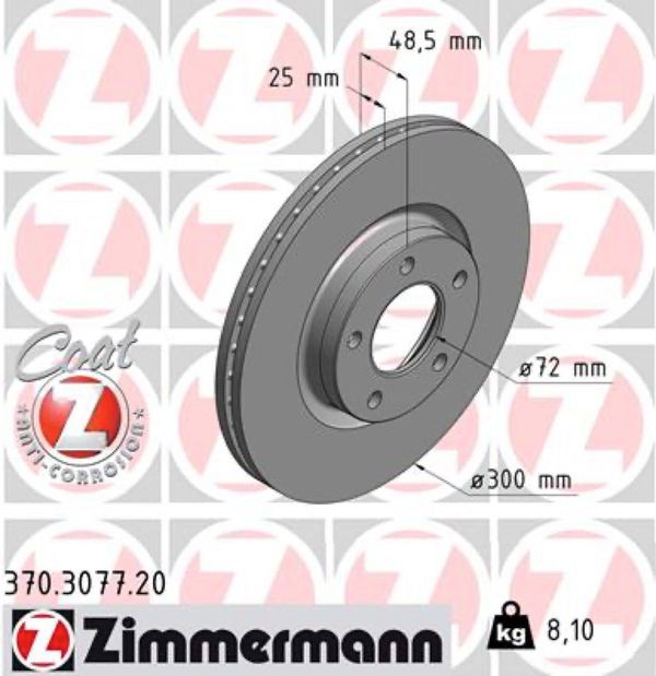 Zimmermann Δισκόπλακα - 370.3077.20