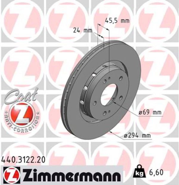Zimmermann Δισκόπλακα - 440.3122.20