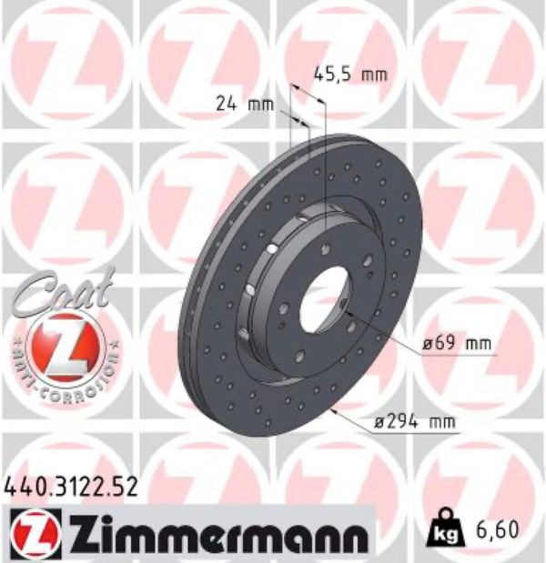 Zimmermann Δισκόπλακα - 440.3122.52