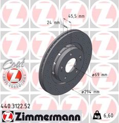 Zimmermann Δισκόπλακα - 440.3122.52