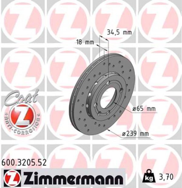 Zimmermann Δισκόπλακα - 600.3205.52