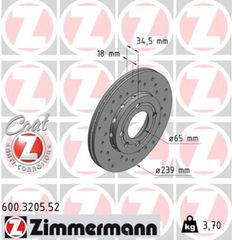 Zimmermann Δισκόπλακα - 600.3205.52