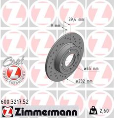 Zimmermann Δισκόπλακα - 600.3217.52