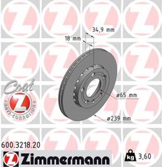 Zimmermann Δισκόπλακα - 600.3218.20