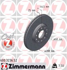 Zimmermann Δισκόπλακα - 600.3236.52