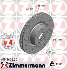 Zimmermann Δισκόπλακα - 400.3606.20