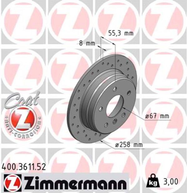 Zimmermann Δισκόπλακα - 400.3611.52