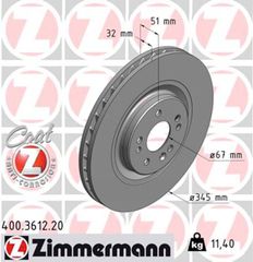 Zimmermann Δισκόπλακα - 400.3612.20