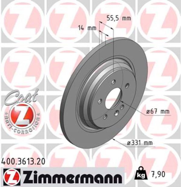 Zimmermann Δισκόπλακα - 400.3613.20