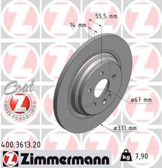 Zimmermann Δισκόπλακα - 400.3613.20