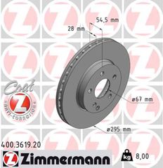 Zimmermann Δισκόπλακα - 400.3619.20