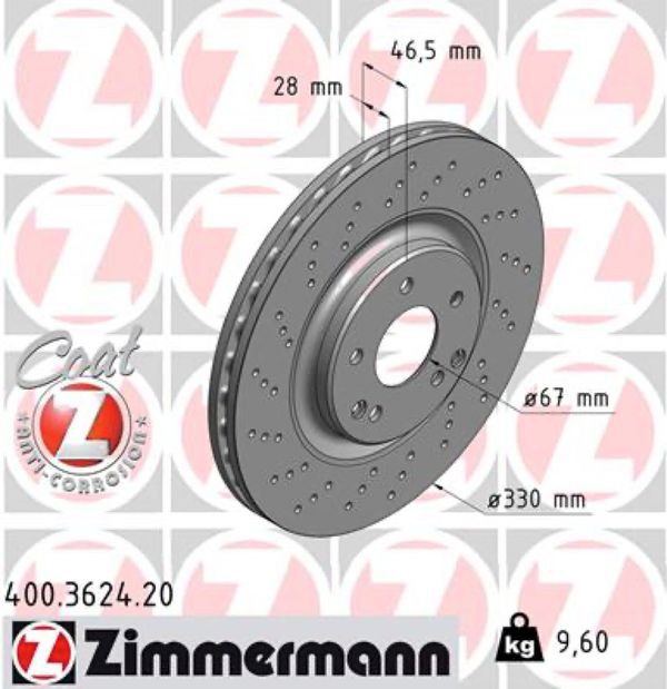 Zimmermann Δισκόπλακα - 400.3624.20