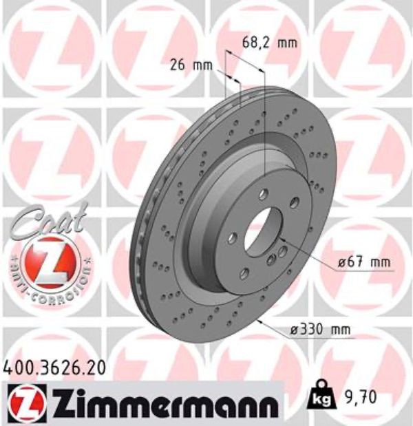 Zimmermann Δισκόπλακα - 400.3626.20