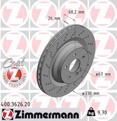 Zimmermann Δισκόπλακα - 400.3626.20