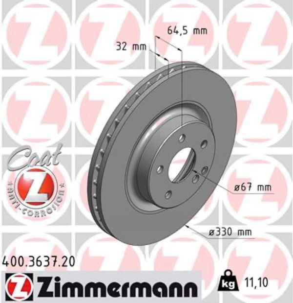 Zimmermann Δισκόπλακα - 400.3637.20