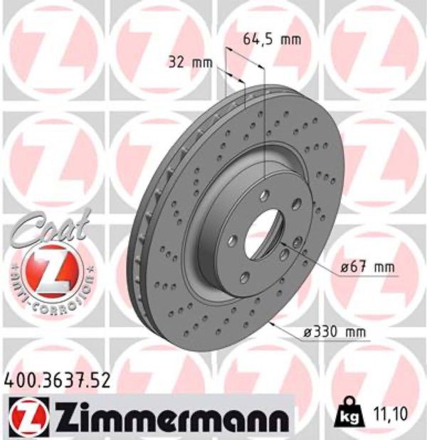 Zimmermann Δισκόπλακα - 400.3637.52
