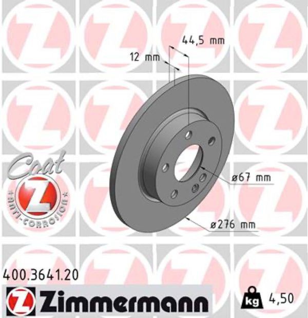 Zimmermann Δισκόπλακα - 400.3641.20