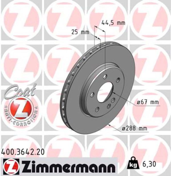 Zimmermann Δισκόπλακα - 400.3642.20