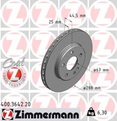 Zimmermann Δισκόπλακα - 400.3642.20
