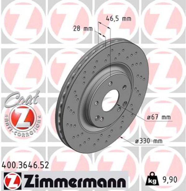 Zimmermann Δισκόπλακα - 400.3646.52