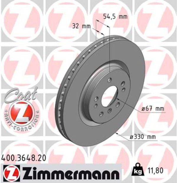 Zimmermann Δισκόπλακα - 400.3648.20