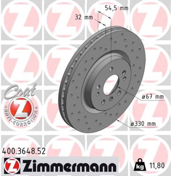Zimmermann Δισκόπλακα - 400.3648.52