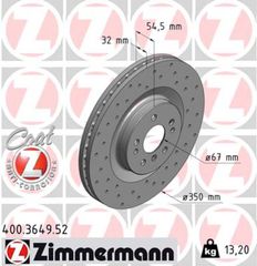 Zimmermann Δισκόπλακα - 400.3649.52