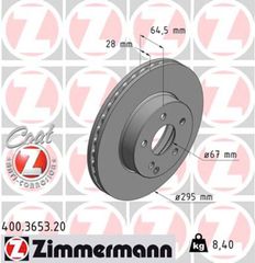 Zimmermann Δισκόπλακα - 400.3653.20
