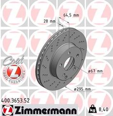 Zimmermann Δισκόπλακα - 400.3653.52