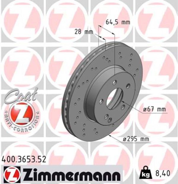 Zimmermann Δισκόπλακα - 400.3653.52