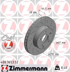 Zimmermann Δισκόπλακα - 400.3653.52