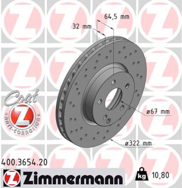 Zimmermann Δισκόπλακα - 400.3654.20