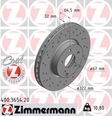 Zimmermann Δισκόπλακα - 400.3654.20