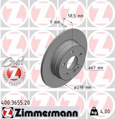 Zimmermann Δισκόπλακα - 400.3655.20
