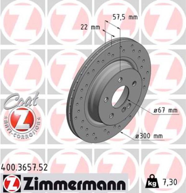 Zimmermann Δισκόπλακα - 400.3657.52